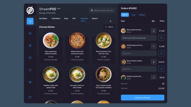 StreamPOS: Restaurant Software UI/UX Design смотреть онлайн