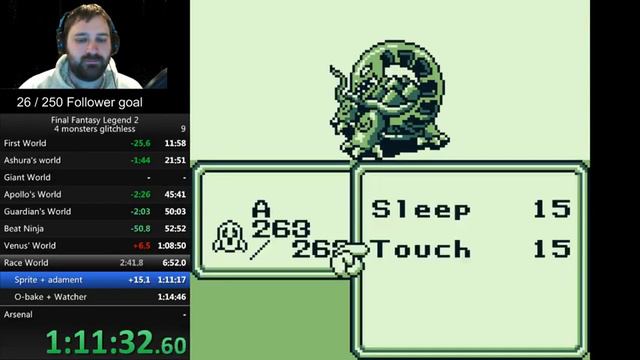 (former WR) 4 monster glitchless - final fantasy legend 2 смотреть онлайн