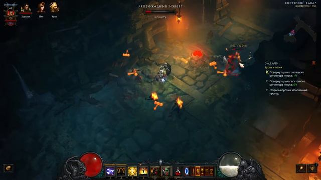 Diablo III Полное прохождение кампании Крестоносец #11 смотреть онлайн