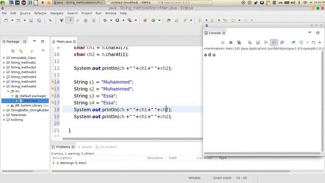34 Java advanced charAt compareTo دوال النص смотреть онлайн