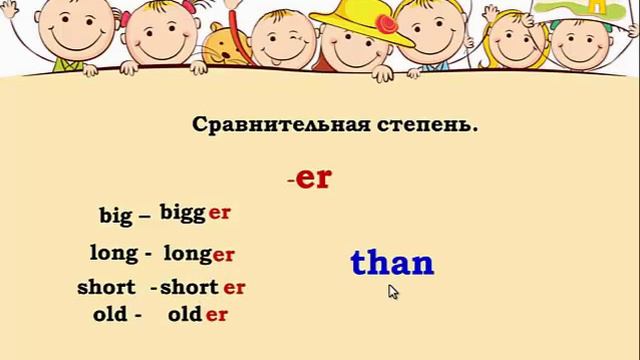 Копия видео "Degrees of comparison beginner" смотреть онлайн