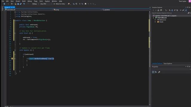 [TUTORIAL] How to make an object jump in Unity w/ Space Key смотреть онлайн