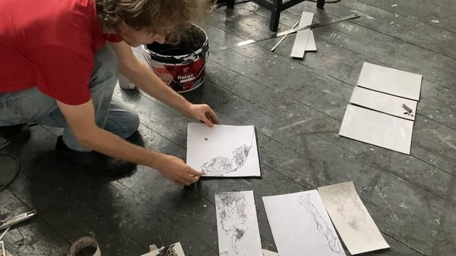 Делаю эскиз для картины в МГАХИ им Сурикова смотреть онлайн