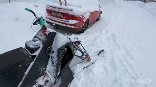 Самодельный снегоход. Обзор конструкции смотреть онлайн