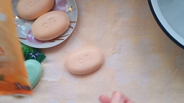 Мыление корейского абрикосового мыла смотреть онлайн