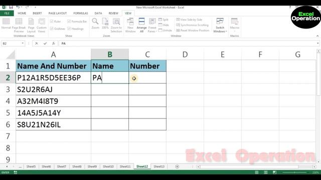Super Excel Trick | किसी भी Cell से Number और Text को अलग-अलग कैसे करें смотреть онлайн