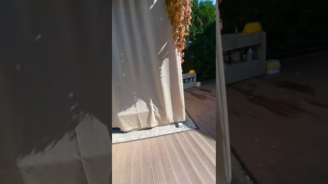 Шторы в беседку от Цитадель Марин (вид снаружи) смотреть онлайн