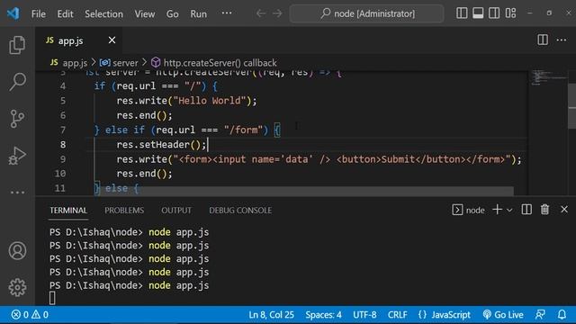 NodeJS Class 01 | Intro, Installation, Simple Server, Files & Paths | Hindi/Urdu смотреть онлайн