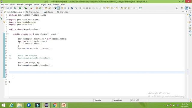 09. Add AddAll method in ArrayList смотреть онлайн