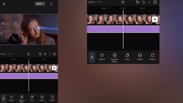 How to add Laser Eyes effect to video in CapCut App