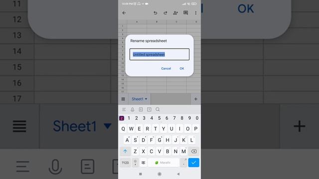 Save Google sheet on mobile| Rename Excel file using Mobile смотреть онлайн