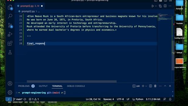 How to run Open AI locally : Chat GPT Prompt Engineering using the Chat completion API (Easy) смотреть онлайн