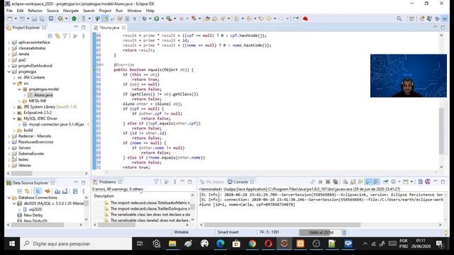 Orientação a Objetos Java JPA 3 Criar a Entity смотреть онлайн