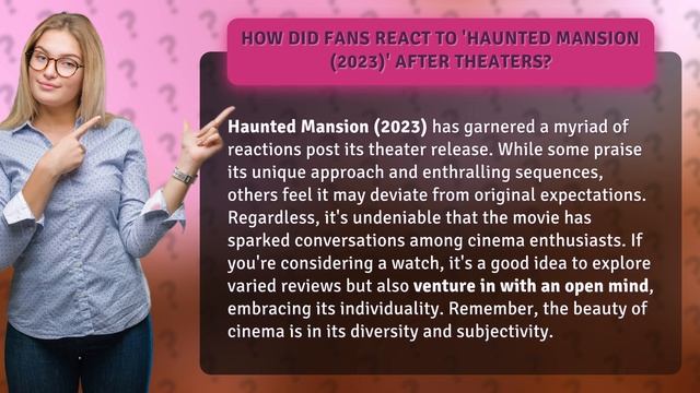 How Did Fans React to 'Haunted Mansion (2023)' After Theaters? смотреть онлайн