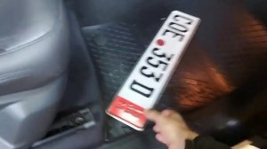 Volkswagen Touareg VIN number location