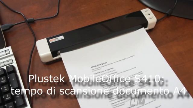Plustek MobileOffice S410: velocità di scansione di un foglio A4 смотреть онлайн