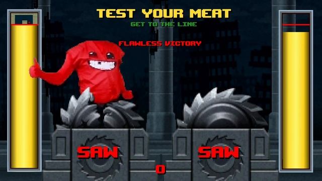 Warp Zone #2 "Test Your Meat" | Meatsona character unlock | Super Meat Boy Forever смотреть онлайн