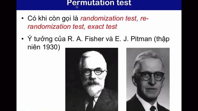 Bài giảng 14 kiểm định hoán vị permutation test смотреть онлайн