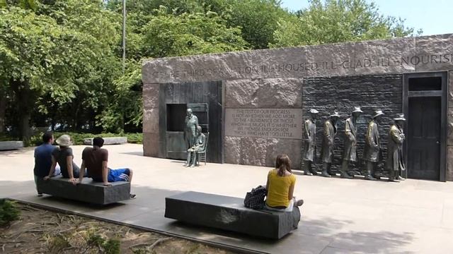 Franklin Delano Roosevelt memorial, washington dc, usa смотреть онлайн