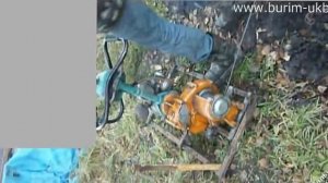 Лебедка МЛ-2000M на базе бензопилы Урал