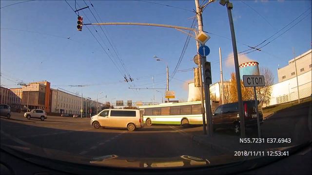 Driving in Moscow city: Текстильщики - Лефортово 11/11/2018 (timelapse 4x) смотреть онлайн