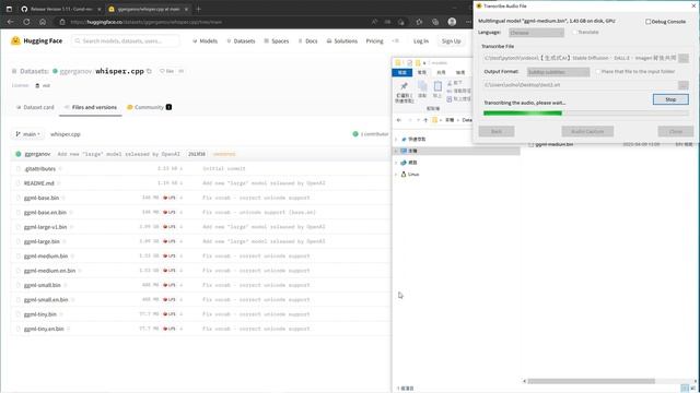 WhisperDesktop speech recognition смотреть онлайн