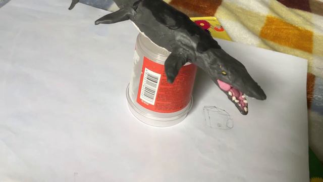 Мозазавр - динозавр из пластилина