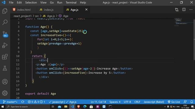 16.Hooks in React JS | useState Hook in React| React Tutorial in hindi 2020 смотреть онлайн