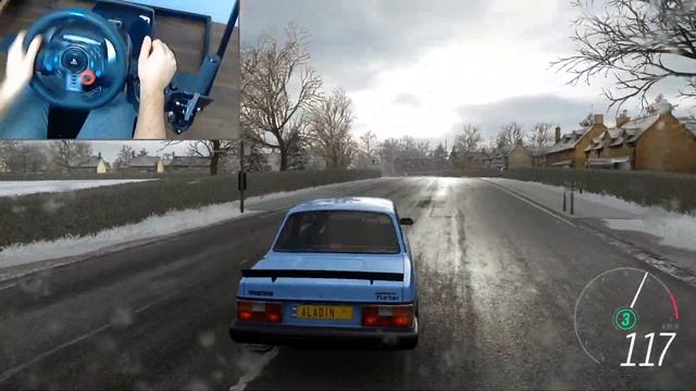Forza Horizon 4 - Rebuilding 1983 Volvo 242 Turbo GamePlay (Steering Wheel)