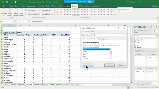 calculations in pivot tables - How to manage calculations in Excel 2016 Pivot Tables 2013 Tutorial смотреть онлайн