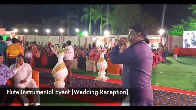 Jiske Sapne Hame Roz Aate on flute instrumental in wedding event by sunil Sharma indore+91982706974 смотреть онлайн