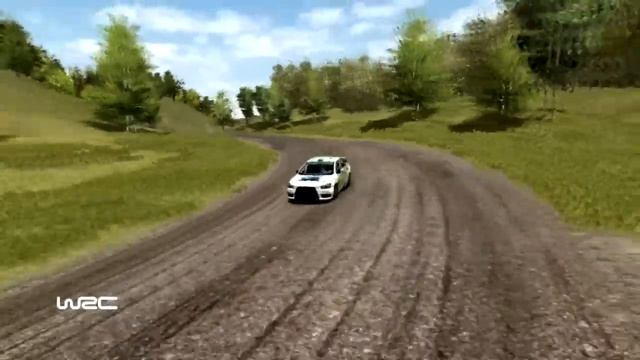 WRC 2010 PC GamePlay Mitsubishi EVO X Germany смотреть онлайн