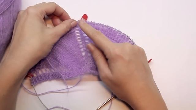 Как связать шаль спицами для начинающих. Красивая шаль спицами смотреть онлайн