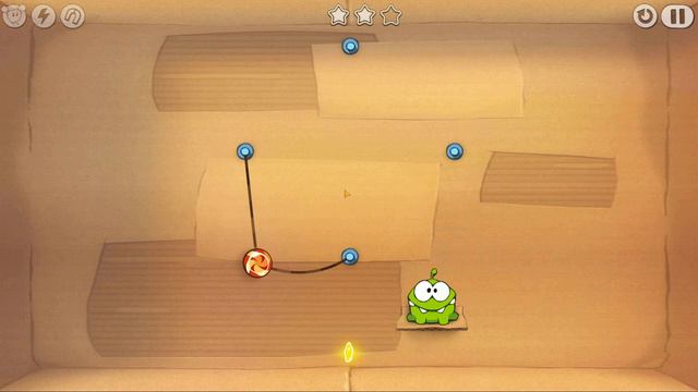 Cut the Rope - картонная коробка уровень 4
