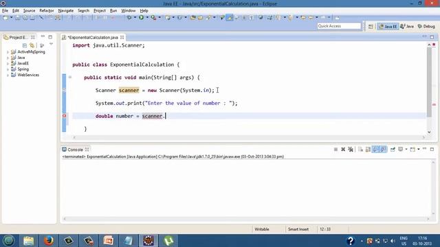 How to calculate Exponential of a number in Java using Math class ?. смотреть онлайн