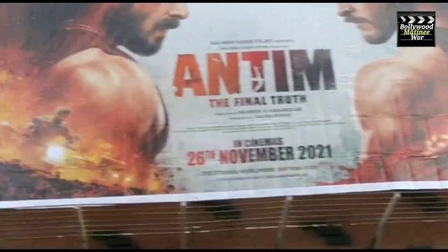 Antim Big Poster In Gaeity Galaxy Mumbai ! Filmy Sikander Ground Report смотреть онлайн