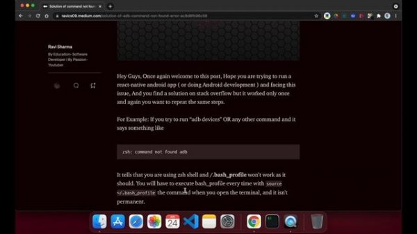 command not found adb | Permanent Solution Of adb command not found | JavaScript Centric