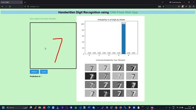Handwritten digit recognition Python Flask смотреть онлайн
