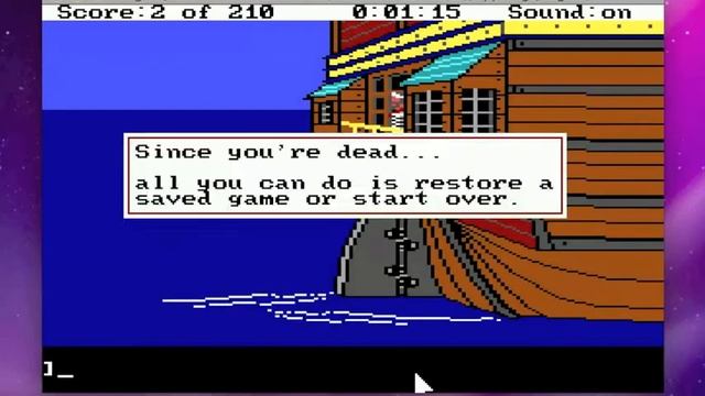 Update On ScummVM Error -- Plank Walking Death Scene In KQ3 - Apple IIgs -- Part 6