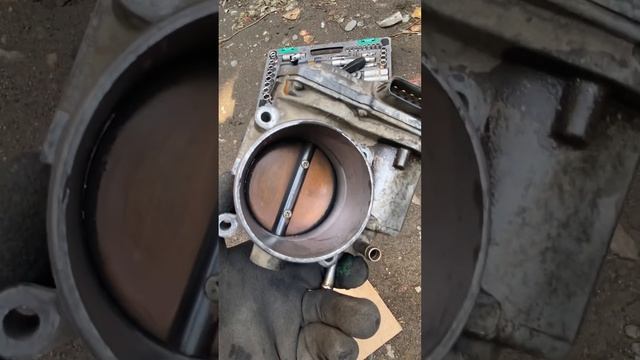Чистка дроссельной заслонки Тайота Прадо 120, 4 литра