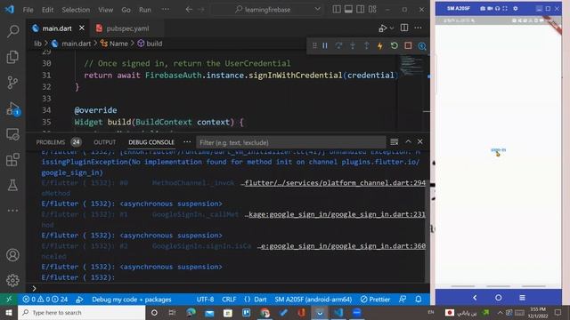 Flutter Firebase Authentication - Google Sign in [Null safty] (فلاتر بالعربي ) смотреть онлайн