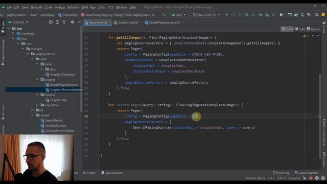 Paging 3 & Jetpack Compose - Android Development | Part 6 - Search Images Paging Source смотреть онлайн