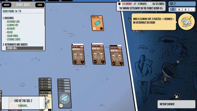 Stacks: Space! | SCI-FI Card Game Inspired by Stacklands | EP. 1 - Clones & Drones! смотреть онлайн