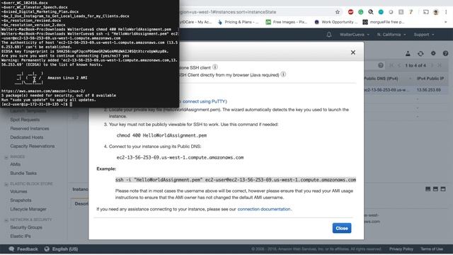 USING TERMINAL & SSH - INSTALL JAVA IN EC2 & RUN HELLO WORLD CODE - SET UP AND PERFORM EC2 AWS смотреть онлайн