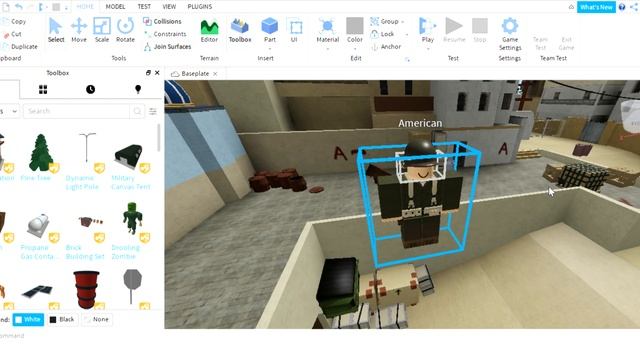 How to make a FPS game and a starter character on roblox studio! смотреть онлайн