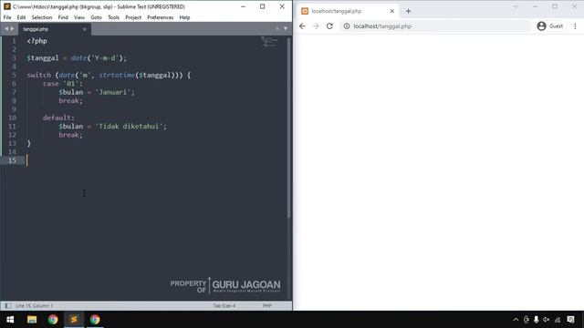 Cara Membuat Format Tanggal Indonesia Menggunakan PHP смотреть онлайн