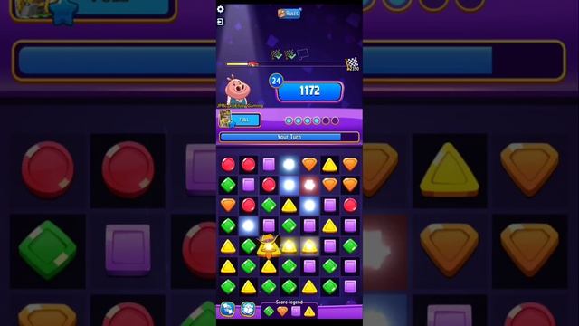 Solo Challenge Score Rally 6 move Color Crush+Gimme Green 2350 Score Match Masters. смотреть онлайн