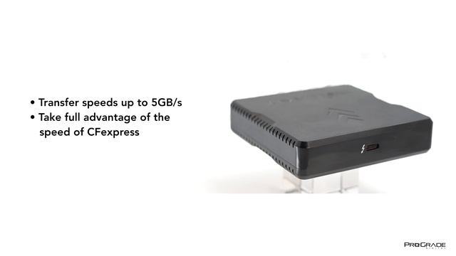 ProGrade Digital CFexpress Type-B & XQD Single-Slot Memory Card Reader, Thunderbolt 3 смотреть онлайн