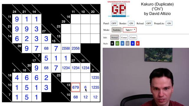 GMPuzzles - 2021/12/02 - Kakuro (Duplicate) by David Altizio смотреть онлайн