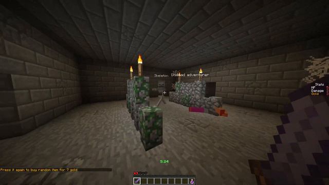 Minecraft - Deep in Dungeon | Dungeon Boss Fights! - Adventure Map смотреть онлайн
